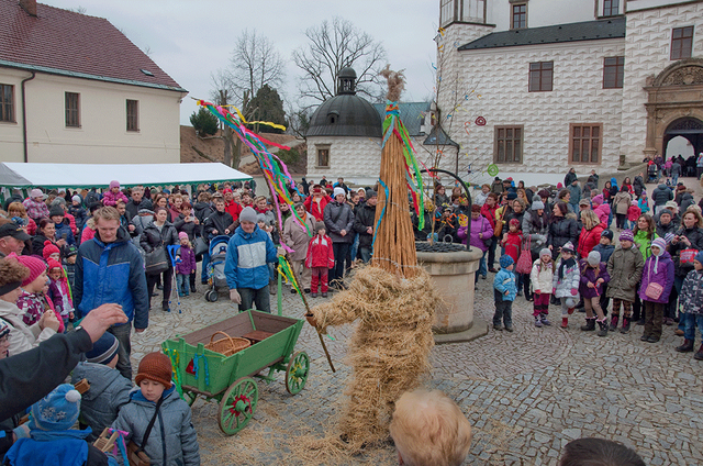 Vodění Jidáše na pardubickém zámku