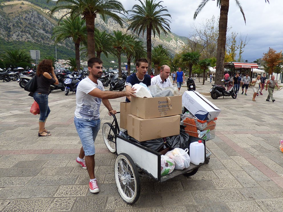 U moře v Černé Hoře, foto Libor Drahoňovský