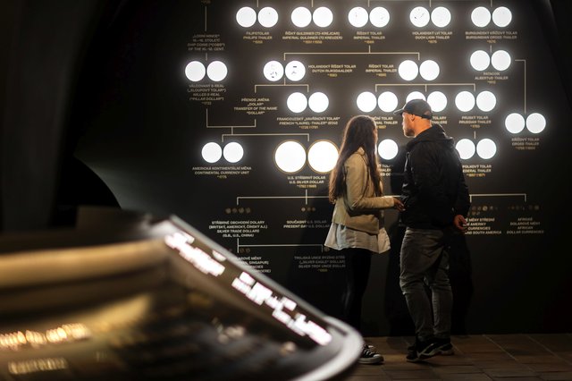 Prohlídka expozice numismatiky - Peníze si do hrobu nevezmeš